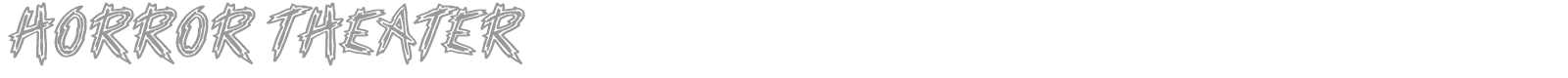 Horror Theater font preview